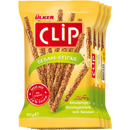 Ülker Clip Sesam Sticks 4x50g