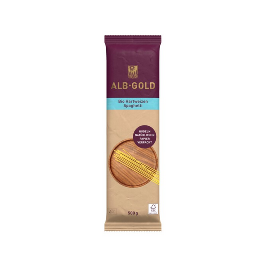 Bio Alb Gold Spaghetti Hartweizen Pasta 500g
