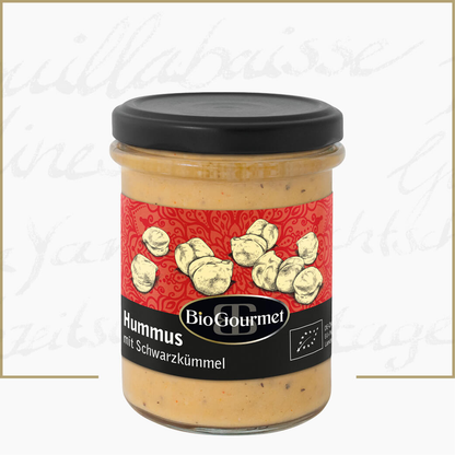 Biogourmet Hummus mit Schwarzkümmel 180g