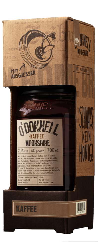 O'Donnell Moonshine Toffee Likör 25% 0,7l+Ausgießer
