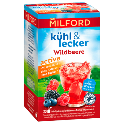 Milford Kühl&Lecker Active Wildbeere 20ST 50g