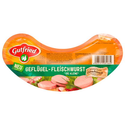 Bio Gutfried Hähnchen-Fleischwurst 200g