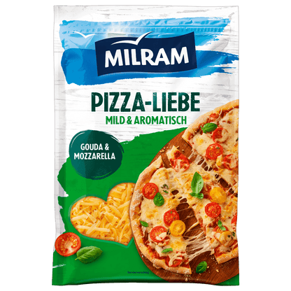 Milram Pizzaliebe Reibekäse 43% Vollfettstufe 150g