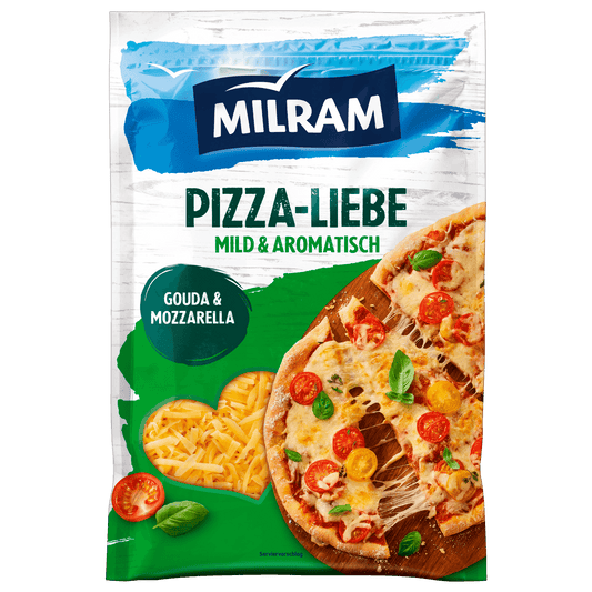 Milram Pizzaliebe Reibekäse 43% Vollfettstufe 150g
