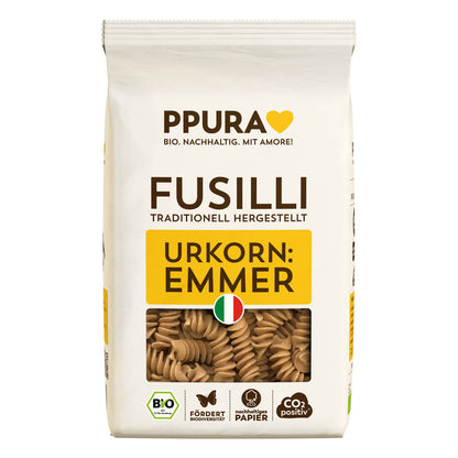 Bio Ppura Fusilli aus italienischem Emmer 500g