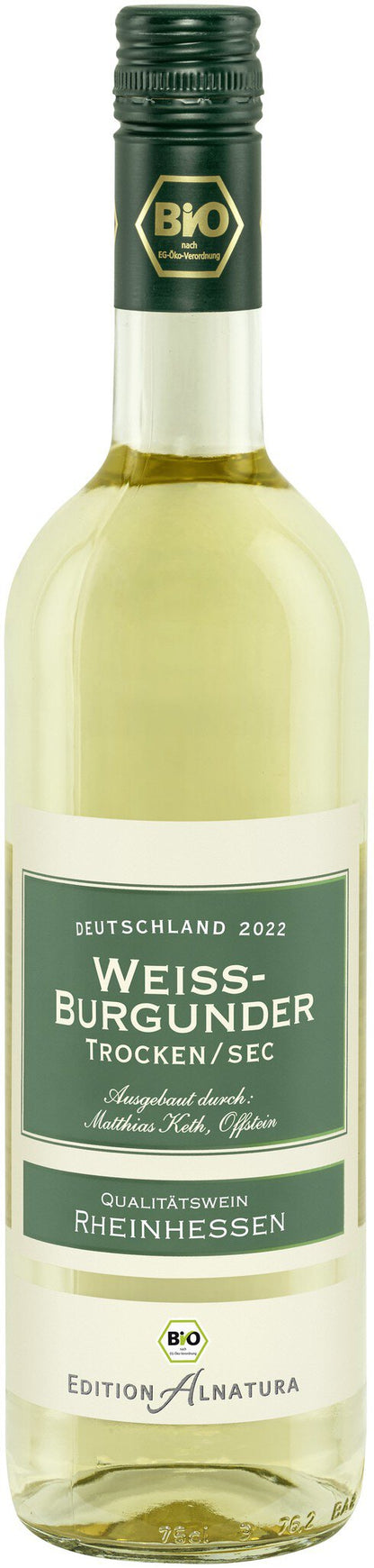 Bio Alnatura Edition Weißburgunder 0,75l