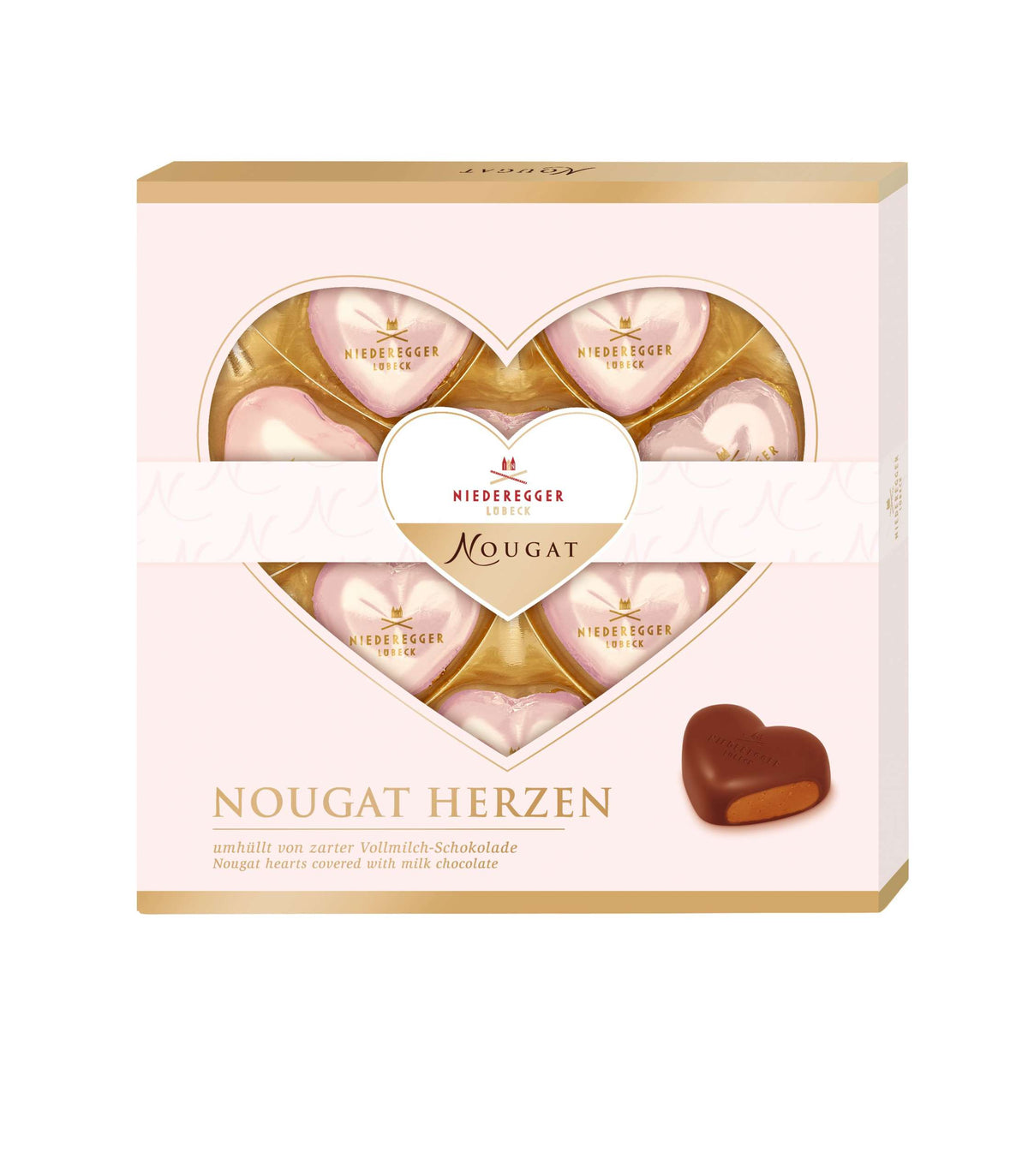 Niederegger Nougat Herzen 125g