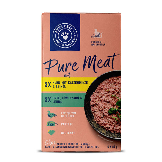 Pets Deli Pure Meat Multipack Geflügel und Huhn 510g