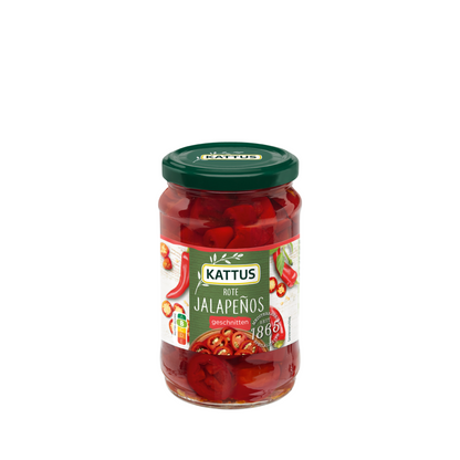 Kattus Jalapeno geschnitten rot 300g