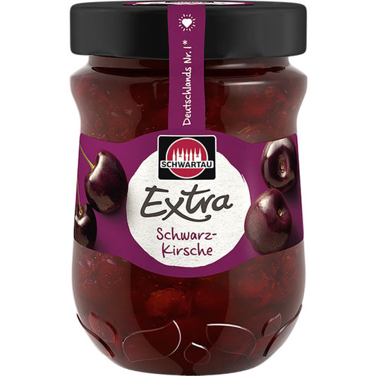 Schwartau Extra Schwarz-Kirsche 340g