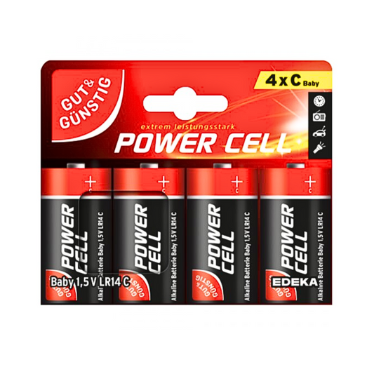 GUT&GÜNSTIG Power Cell Alkaline Baby LR14 C 1,5V 4ST