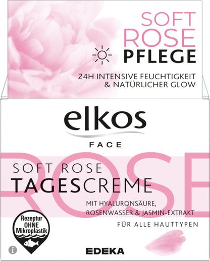 EDEKA elkos Gesichtscreme Rose 50ml
