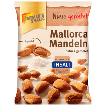 Farmer's Snack Mallorca Mandeln braun geröstet+gesalzen 100g