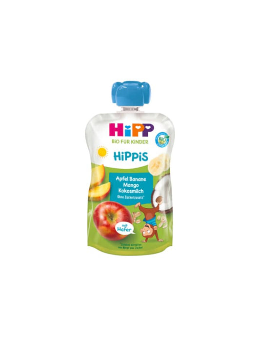 Bio Hipp Hippis Apfel Banane Mango Kokosmilch ab 1+ 100g