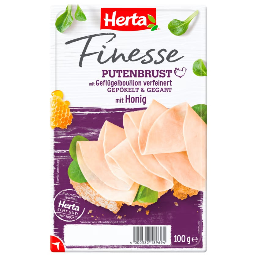 Herta Finesse Putenbrust mit Honig 100g