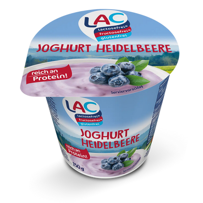 Schwarzwaldmilch LAC fructosefreier Joghurt Heidelbeere 3,5% 150g
