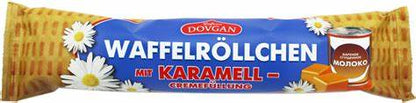 Dovgan Waffelröllchen mit Kondensmilchfüllung 45g