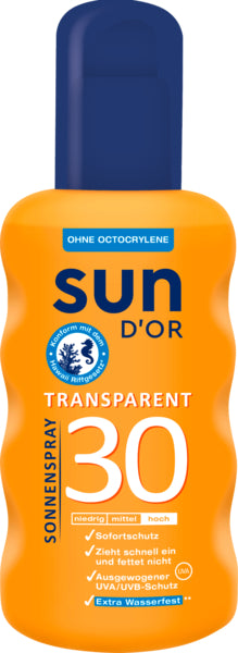 sun D'OR Sonnenspray transparent LSF 30 200ml