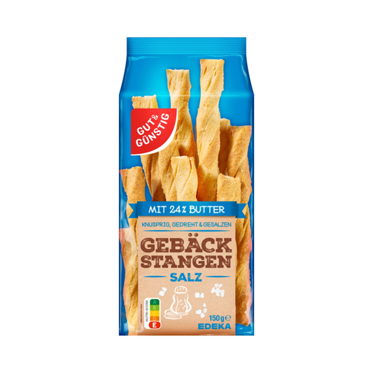 GUT&GÜNSTIG Gebäckstangen Salz 150g