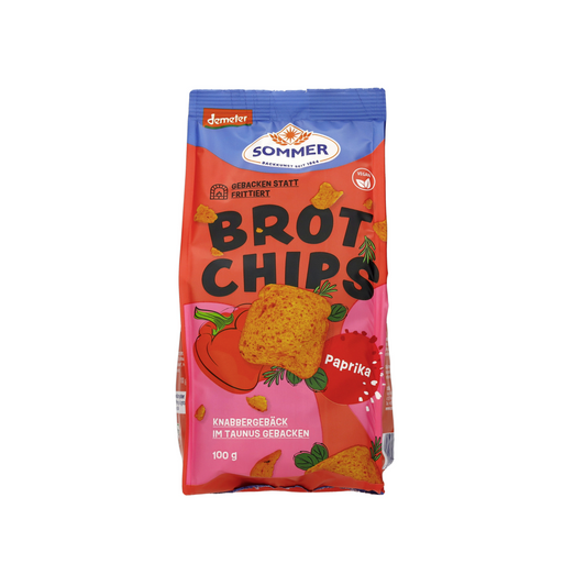 Demeter Sommer Brot Chips Paprika/Chili 100g