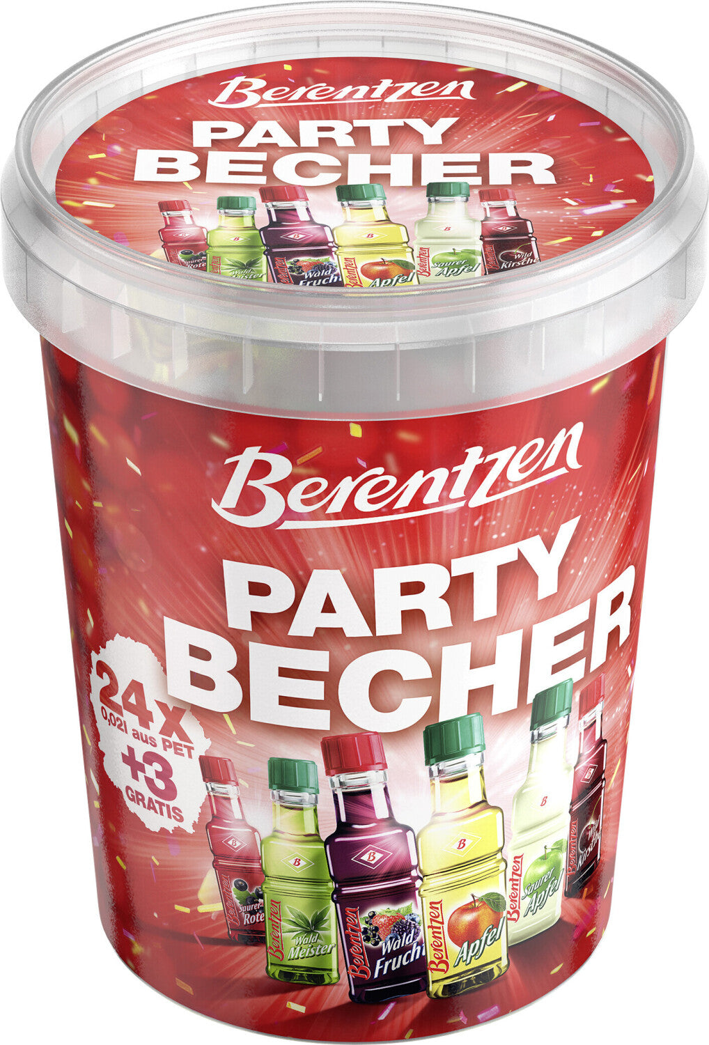Berentzen Partybecher 16,33% 24+3x0,02l