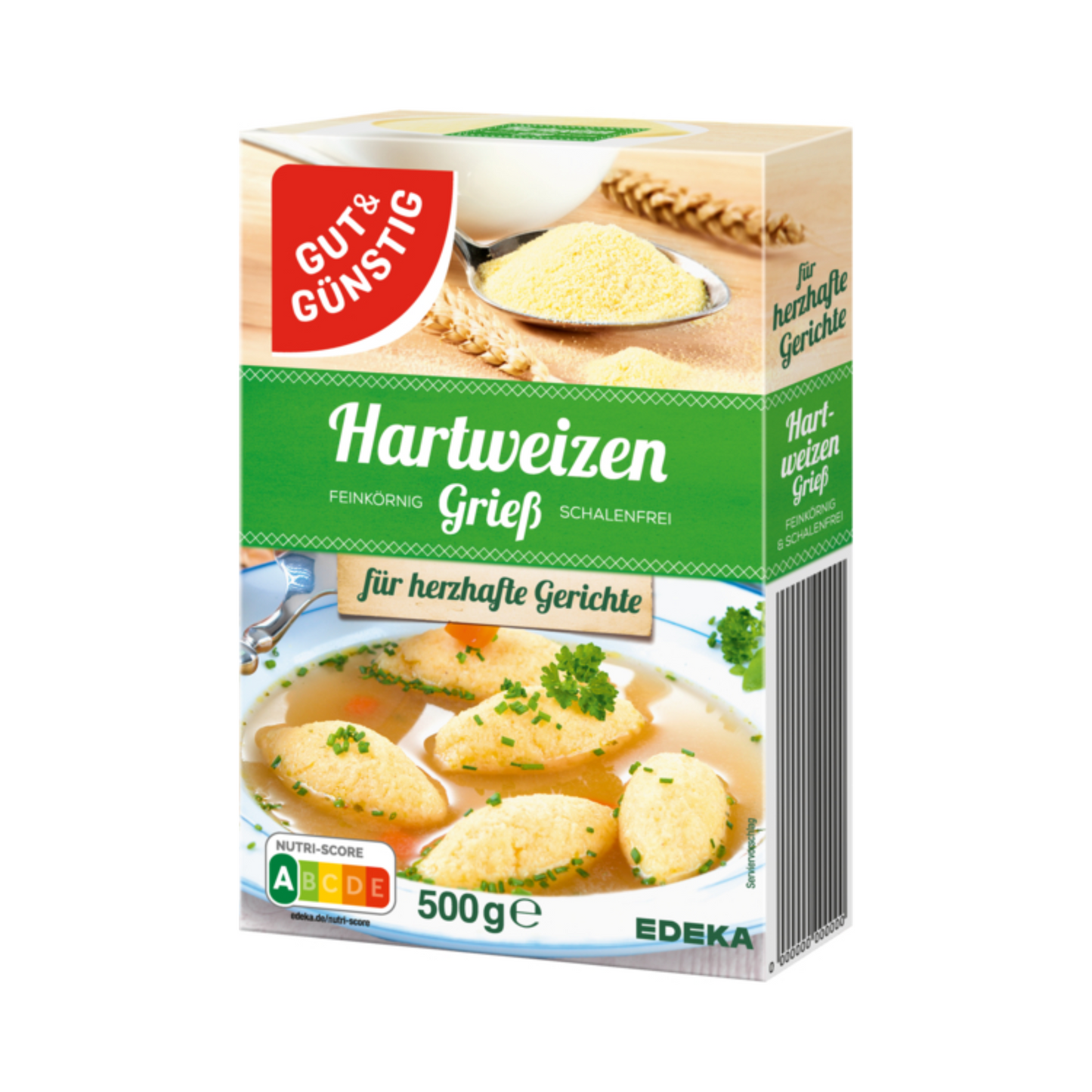 GUT&GÜNSTIG Hartweizengrieß 500g