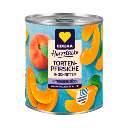 EDEKA Herzstücke Pfirsiche in Schnitten in Traubensüße 410g