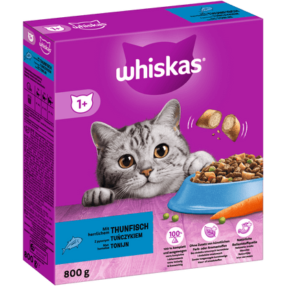 Whiskas 1+ Trocken mit Thunfisch 800g