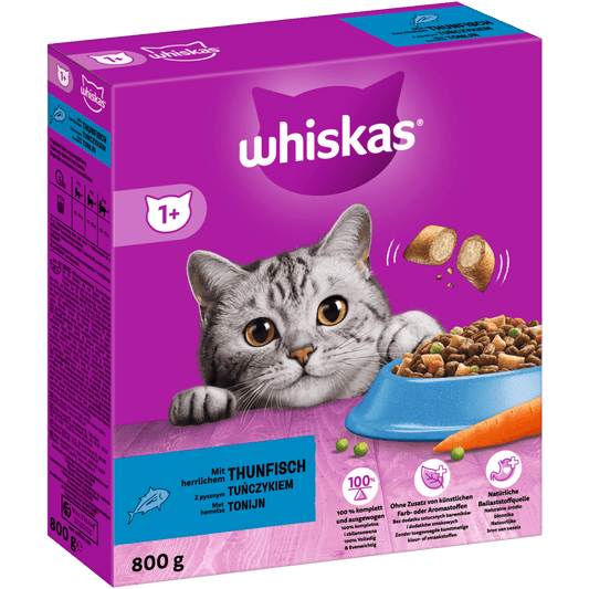 Whiskas 1+ Trocken mit Thunfisch 800g