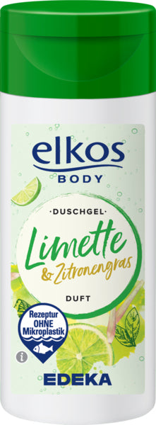 EDEKA elkos Duschgel Limette&Zitronengras 50ml