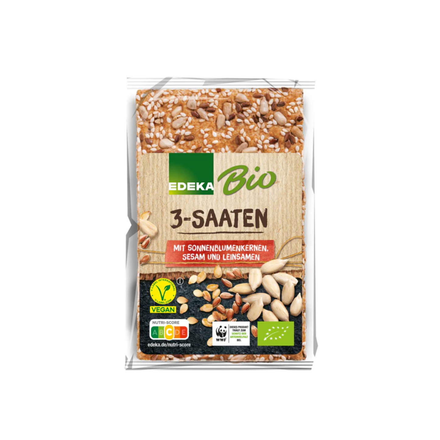 Bio EDEKA 3 Saaten Knäckebrot 200g