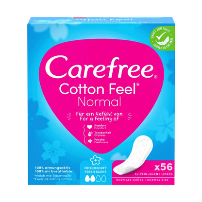 Carefree Cotton Feel Normal Frischeduft 56ST