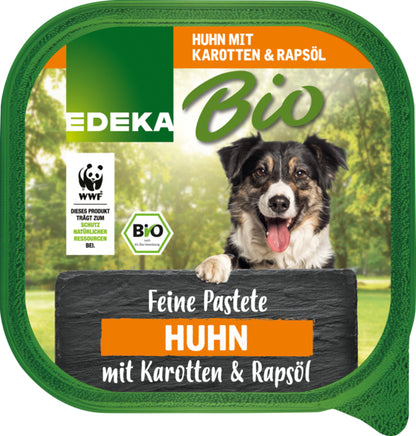 Bio EDEKA Hund Huhn mit Karotten&Rapsöl 300g