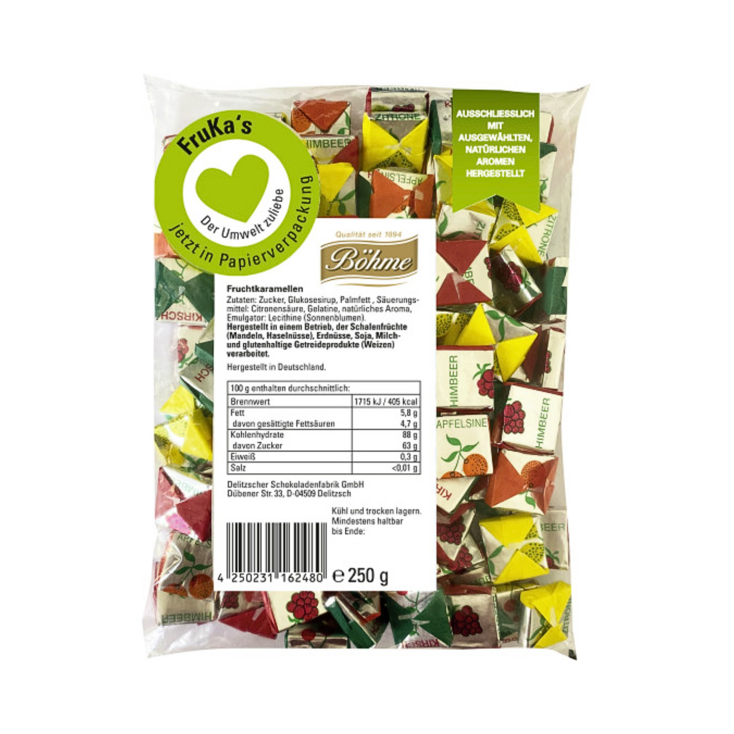 Böhme Fruchtkaramellen 250g