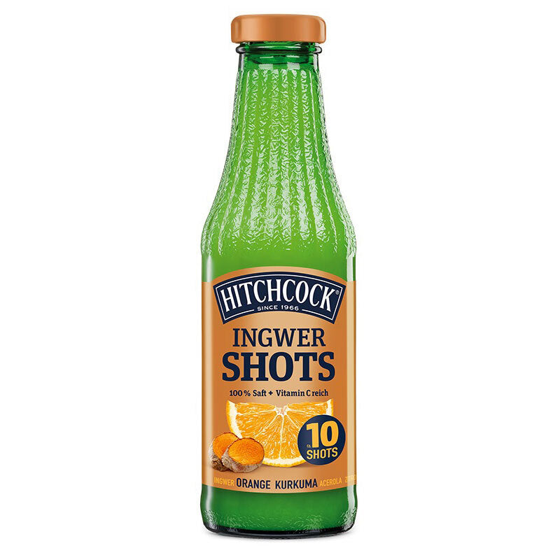 Hitchcock Ingwer Shots Orange 0,5l