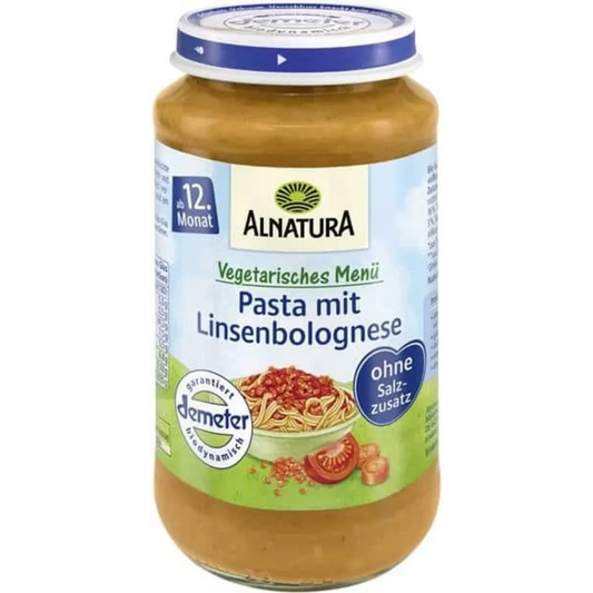 Demeter Alnatura Pasta mit Linsenbolognese ab 12 Monaten 250g