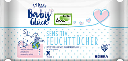 EDEKA elkos Baby Glück Babytücher Sensitive 30ST