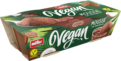 Müller Vegan Mousse Schoko 140g