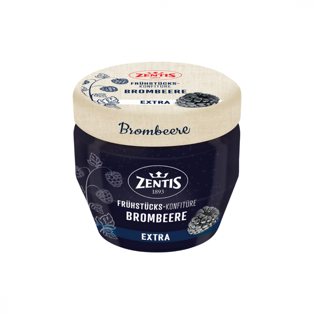 Zentis Frühstücks-Konfitüre Extra Brombeere 230g
