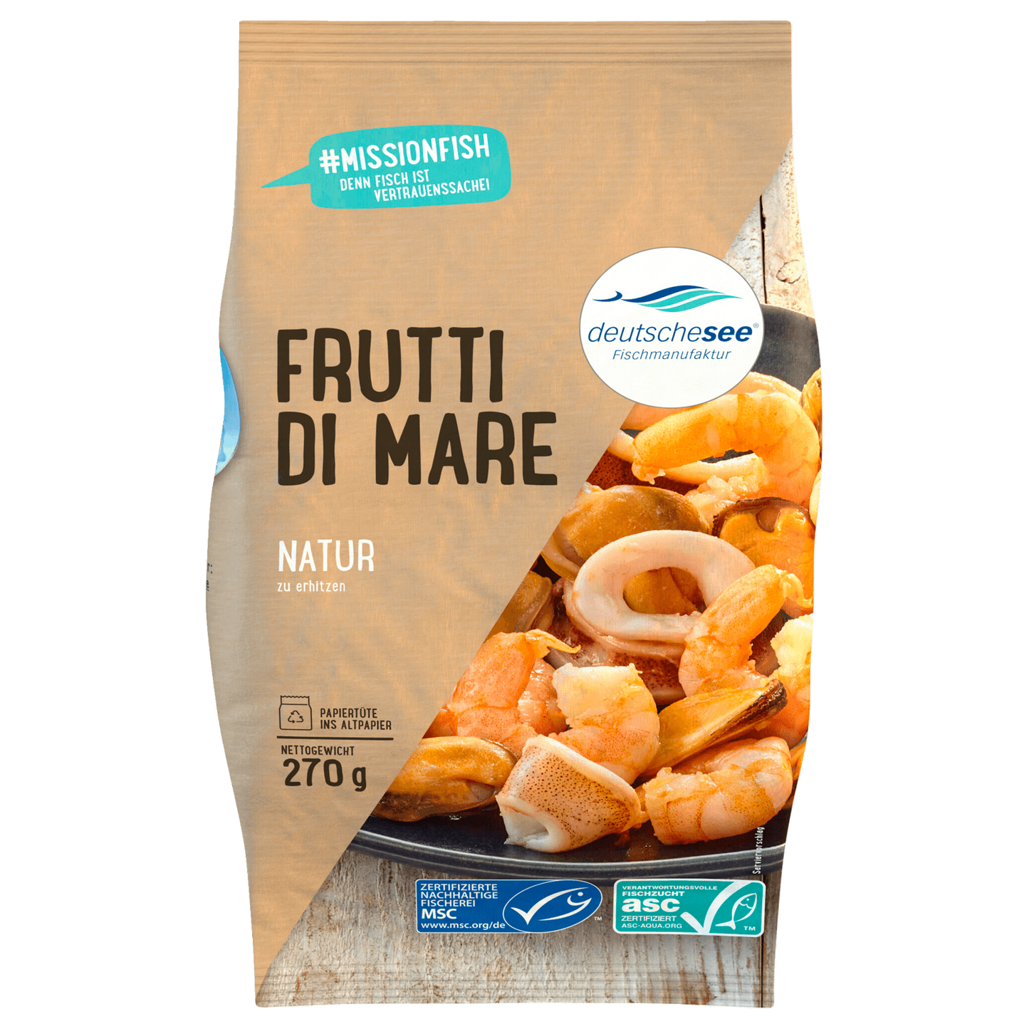 MSC ASC Deutsche See Frutti di Mare Kräuter-Knoblauch 300g