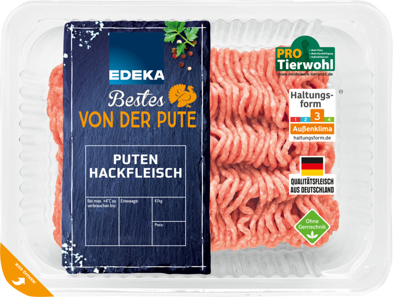 Bestes von der Pute Puten Hackfleisch 400g QS