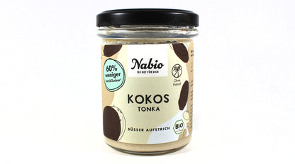 Bio Nabio Süßer Aufstrich Kokos Tonkabohne 175g
