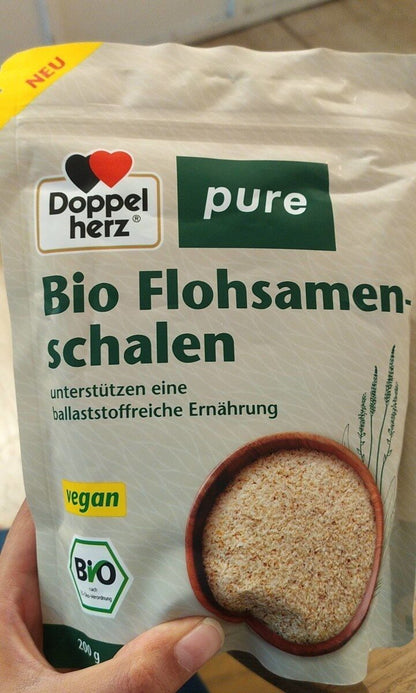 Bio Doppelherz pure Flohsamenschalen 200g