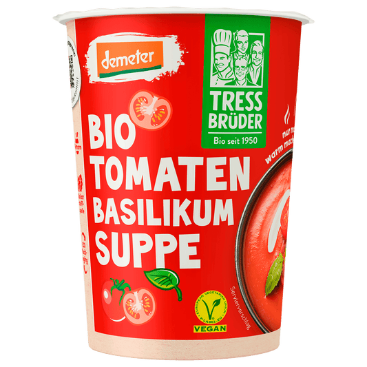 Demeter Tress Brüder Tomaten Basilikum Suppe 450ml