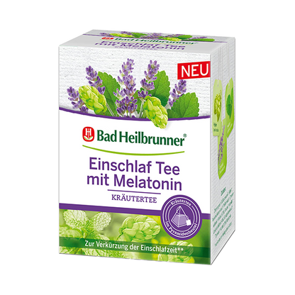 Bad Heilbrunner Einschlaf Tee mit Melatonin 12ST 27,12g