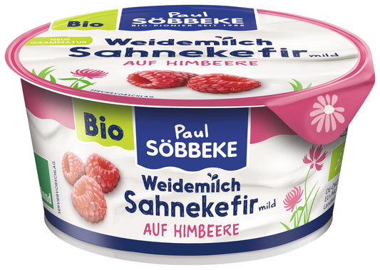 Bio Söbbeke Sahnekefir mild Himbeere 10% 150g