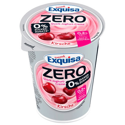 Exquisa Zero Quark-Joghurt-Creme Kirsche 400g