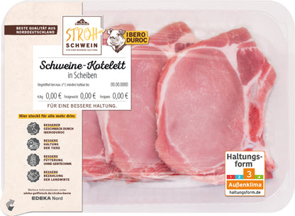 Gutfleisch Strohschwein Kotelett 300g