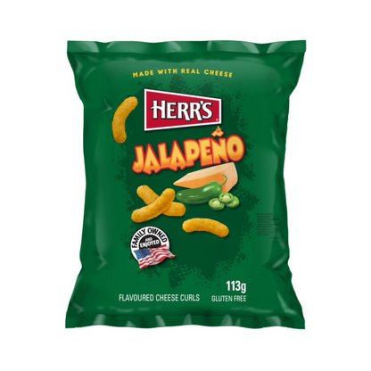 Herr's Jalapeno Cheese Curls 113g