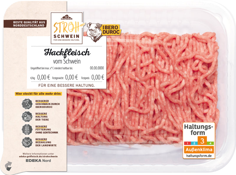 Gutfleisch Strohschwein Schweinehackfleisch 300g